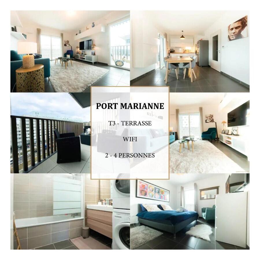 Apartament Le Ray Charles - Terrasse - Port Marianne Montpellier Zewnętrze zdjęcie